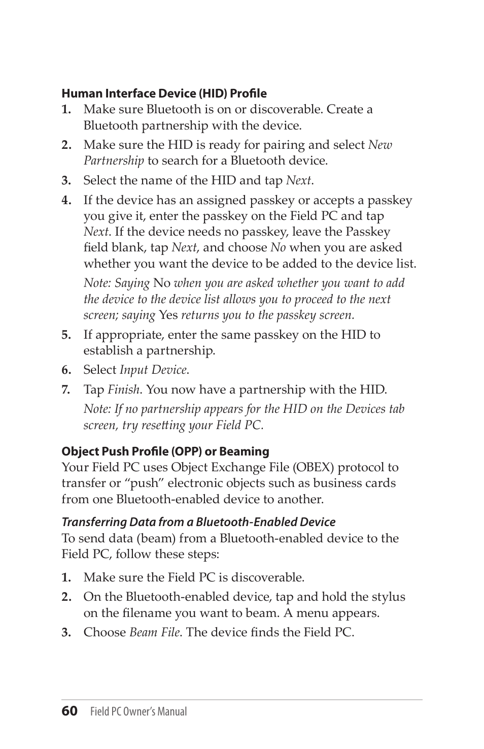 Juniper Systems Allegro MX User Guide User Manual | Page 60 / 96