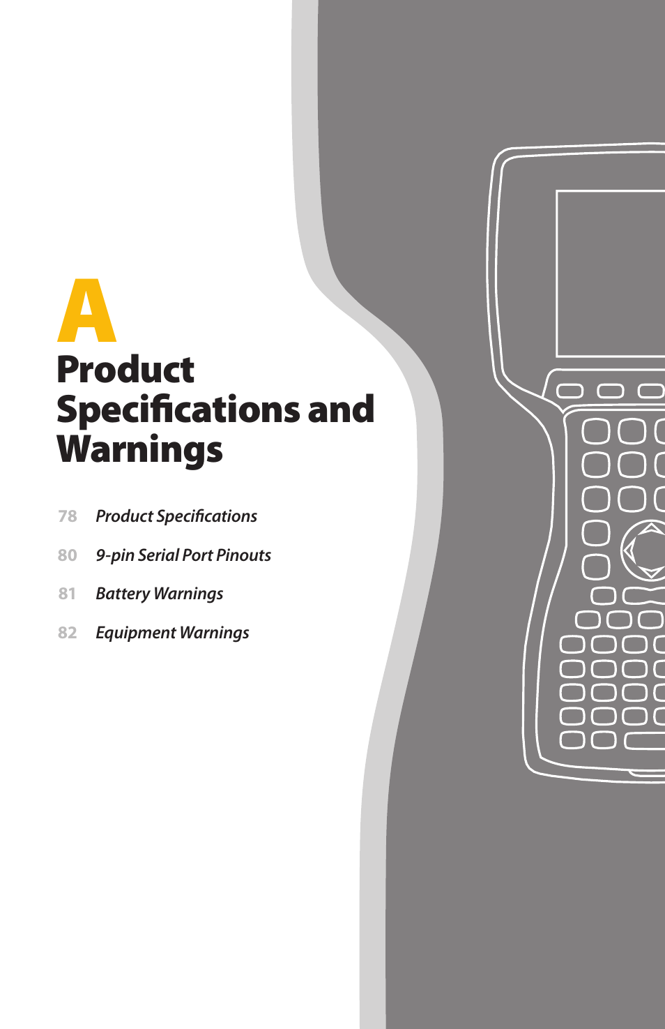 Product specifications and warnings | Juniper Systems Allegro MX User Guide User Manual | Page 77 / 96