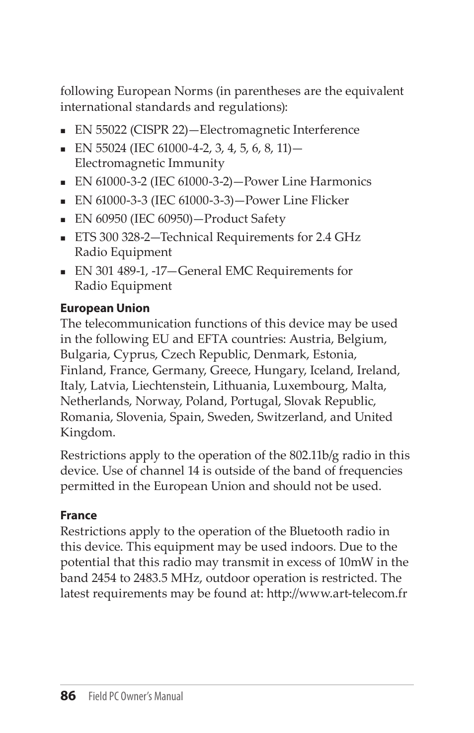 Juniper Systems Allegro MX User Guide User Manual | Page 86 / 96