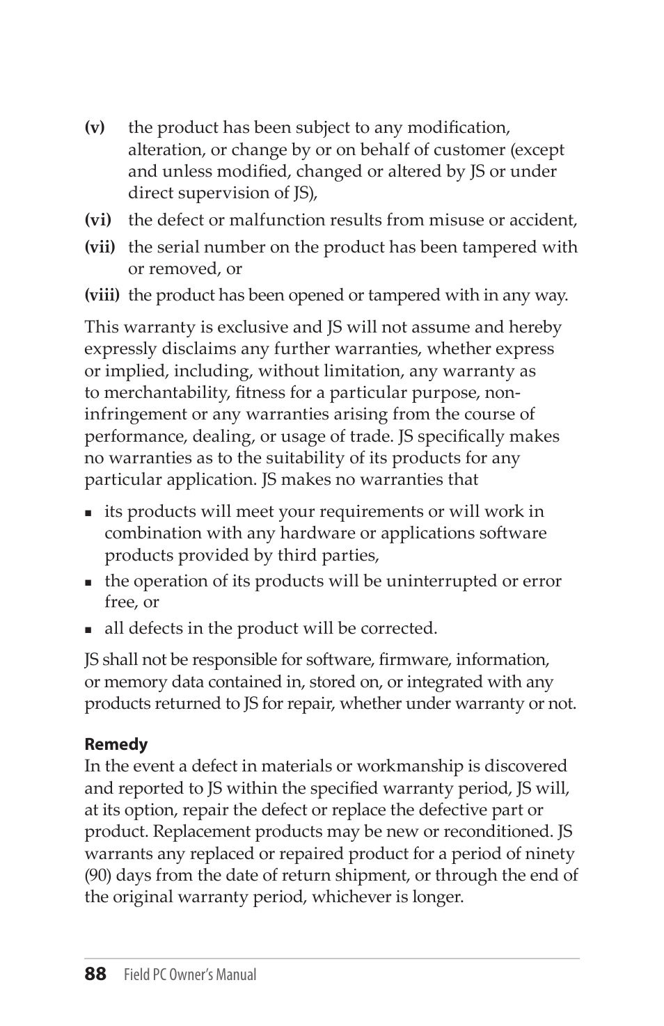 Juniper Systems Allegro MX User Guide User Manual | Page 88 / 96