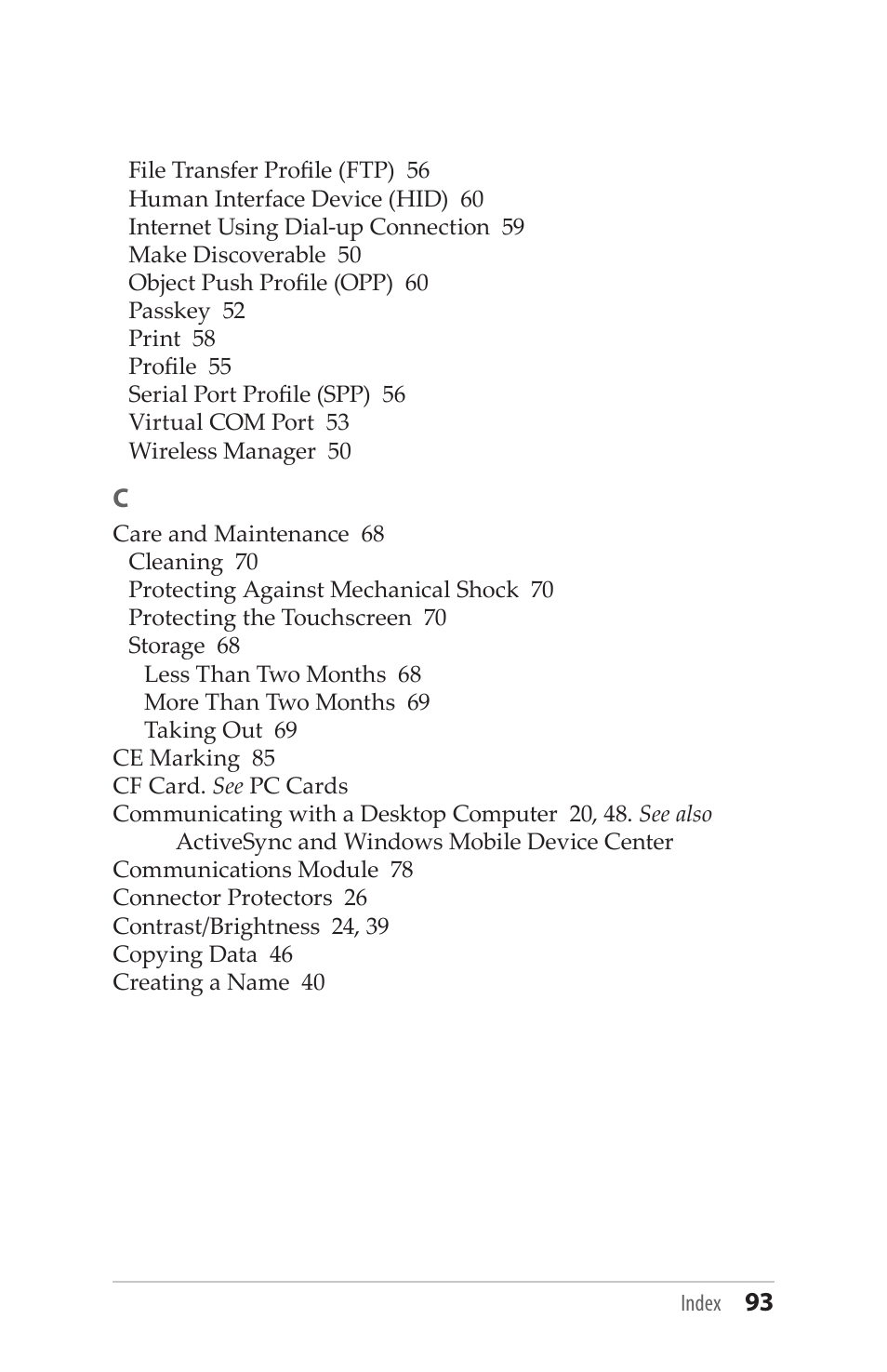 Juniper Systems Allegro MX User Guide User Manual | Page 93 / 96