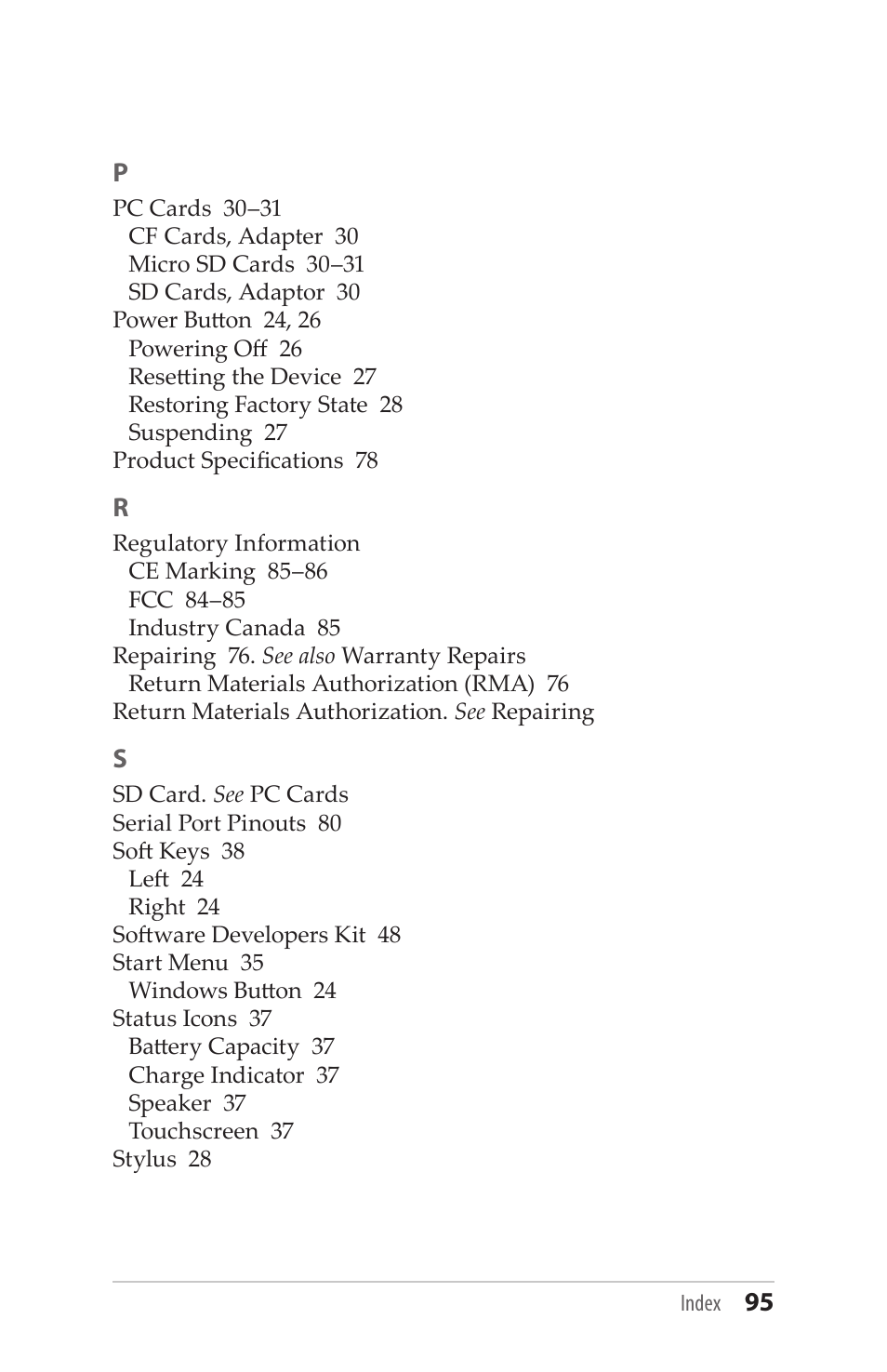 Juniper Systems Allegro MX User Guide User Manual | Page 95 / 96