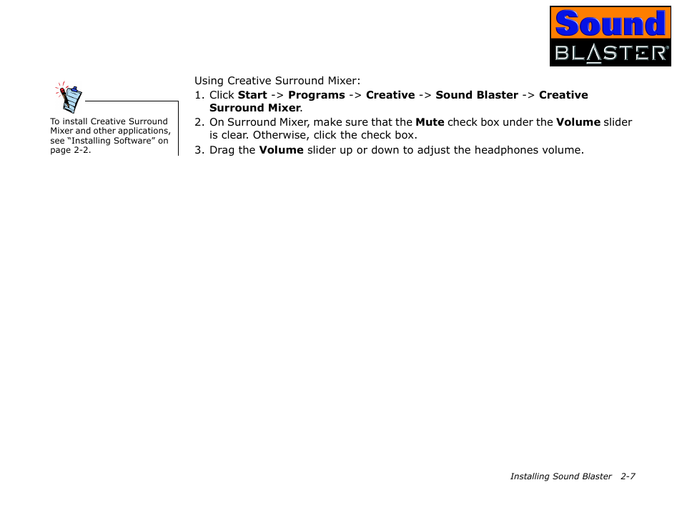 CREATIVE Sound Blaster User Manual | Page 23 / 55