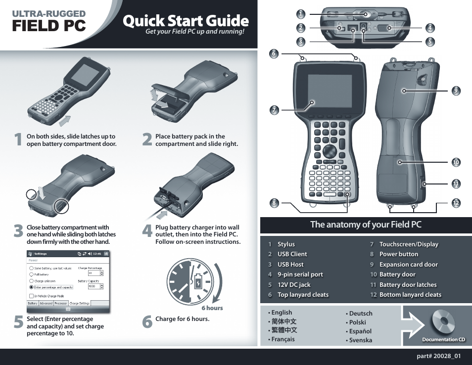 Juniper Systems Allegro MX Quick Start User Manual | 1 page