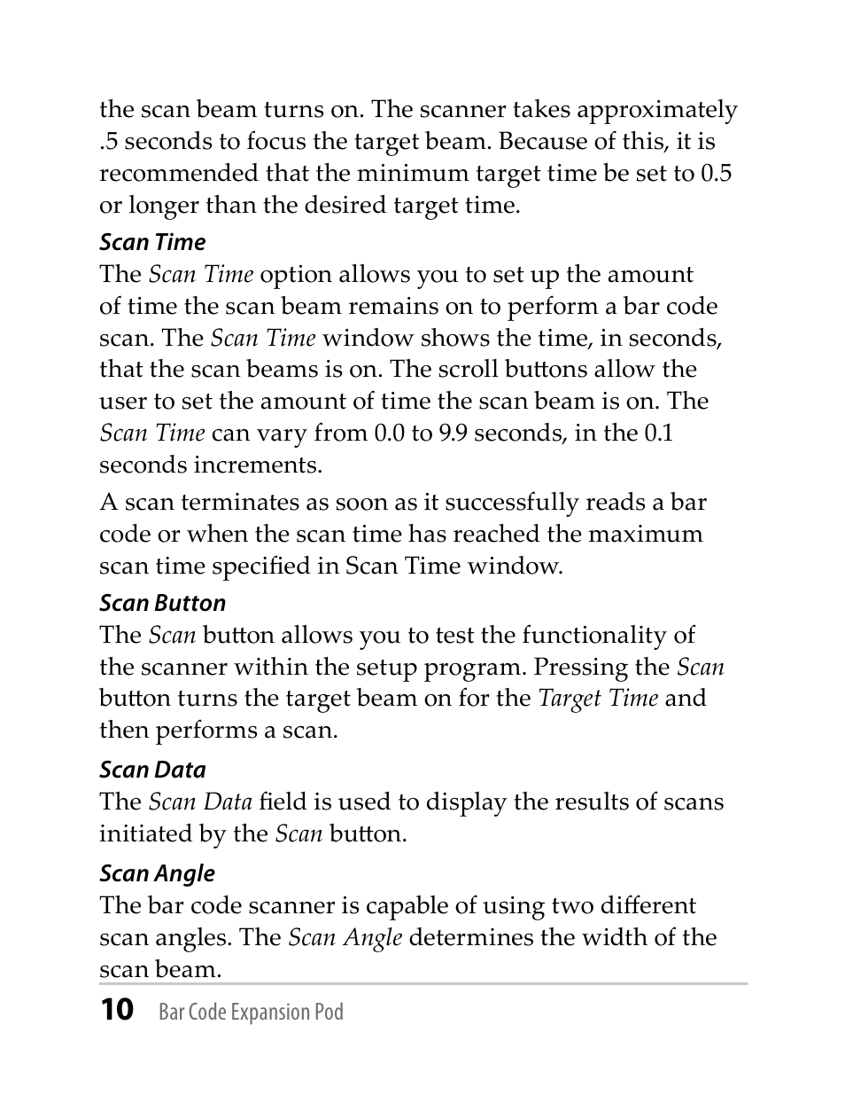 Juniper Systems Barcode Expansion Pod User Manual | Page 10 / 22