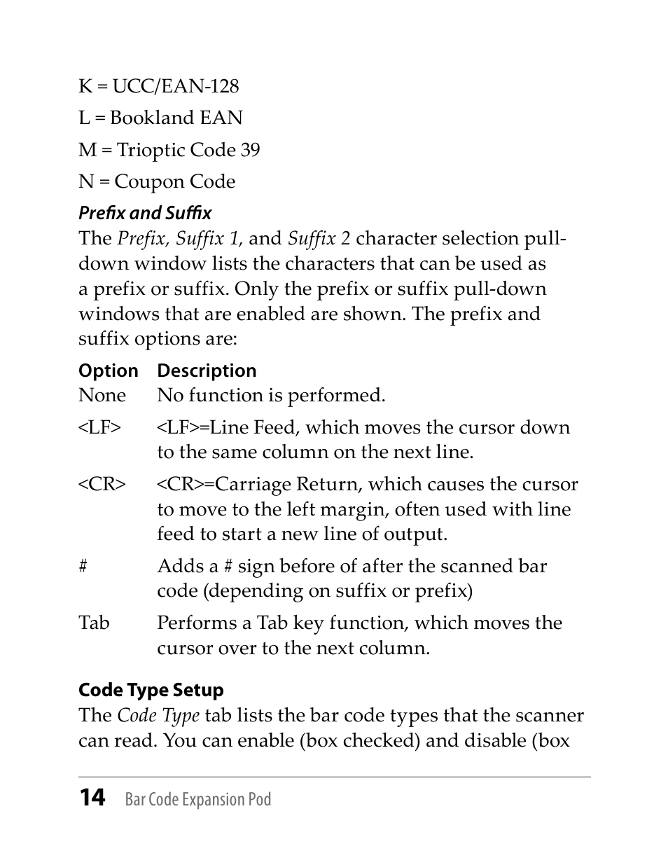 Juniper Systems Barcode Expansion Pod User Manual | Page 14 / 22