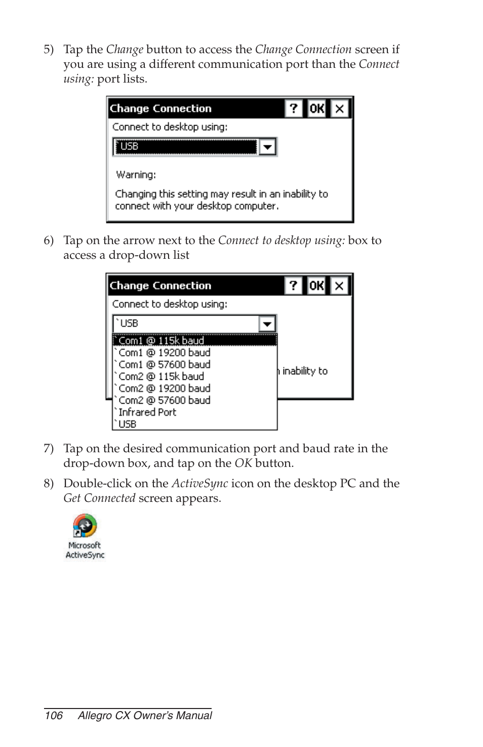 Juniper Systems Allegro CX Manual User Manual | Page 106 / 304