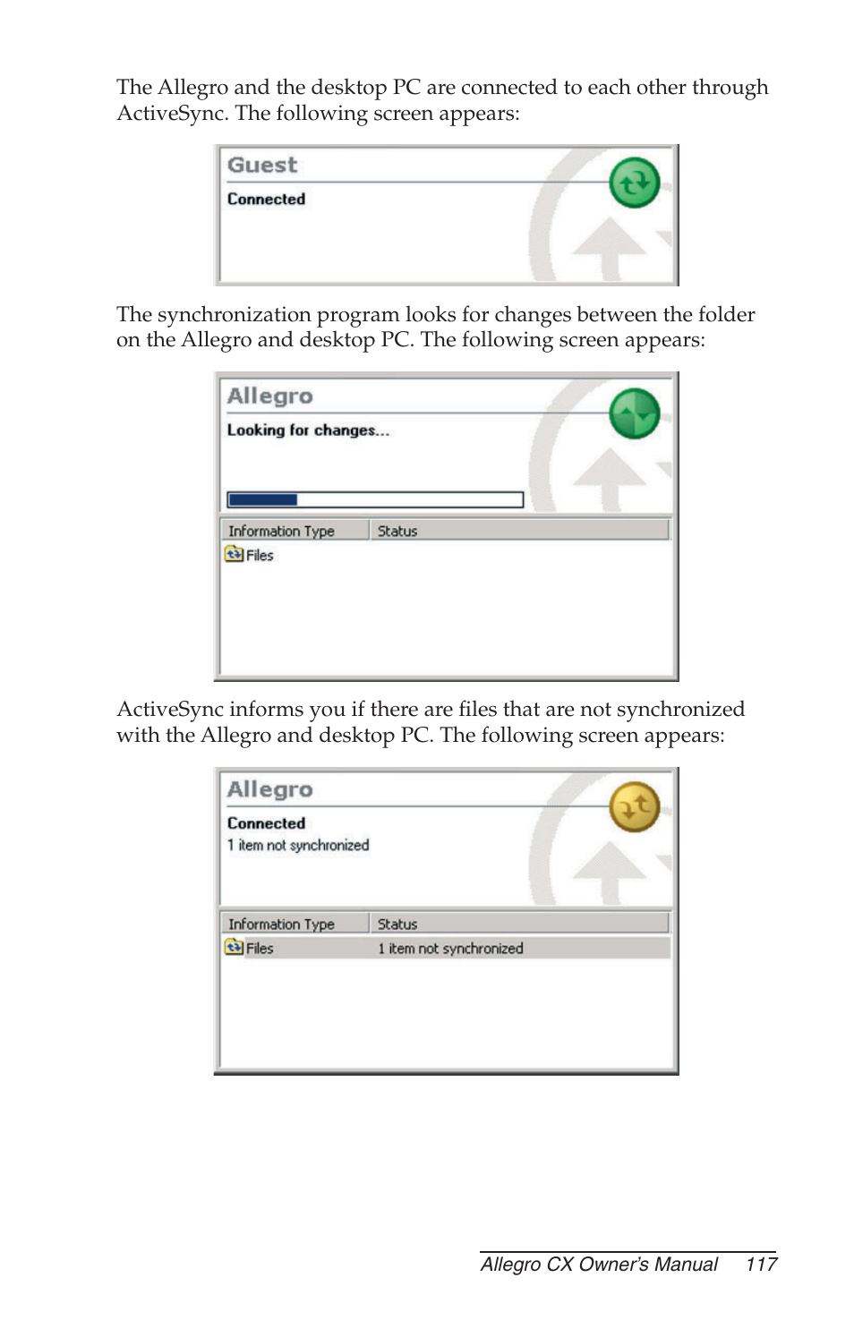 Juniper Systems Allegro CX Manual User Manual | Page 117 / 304