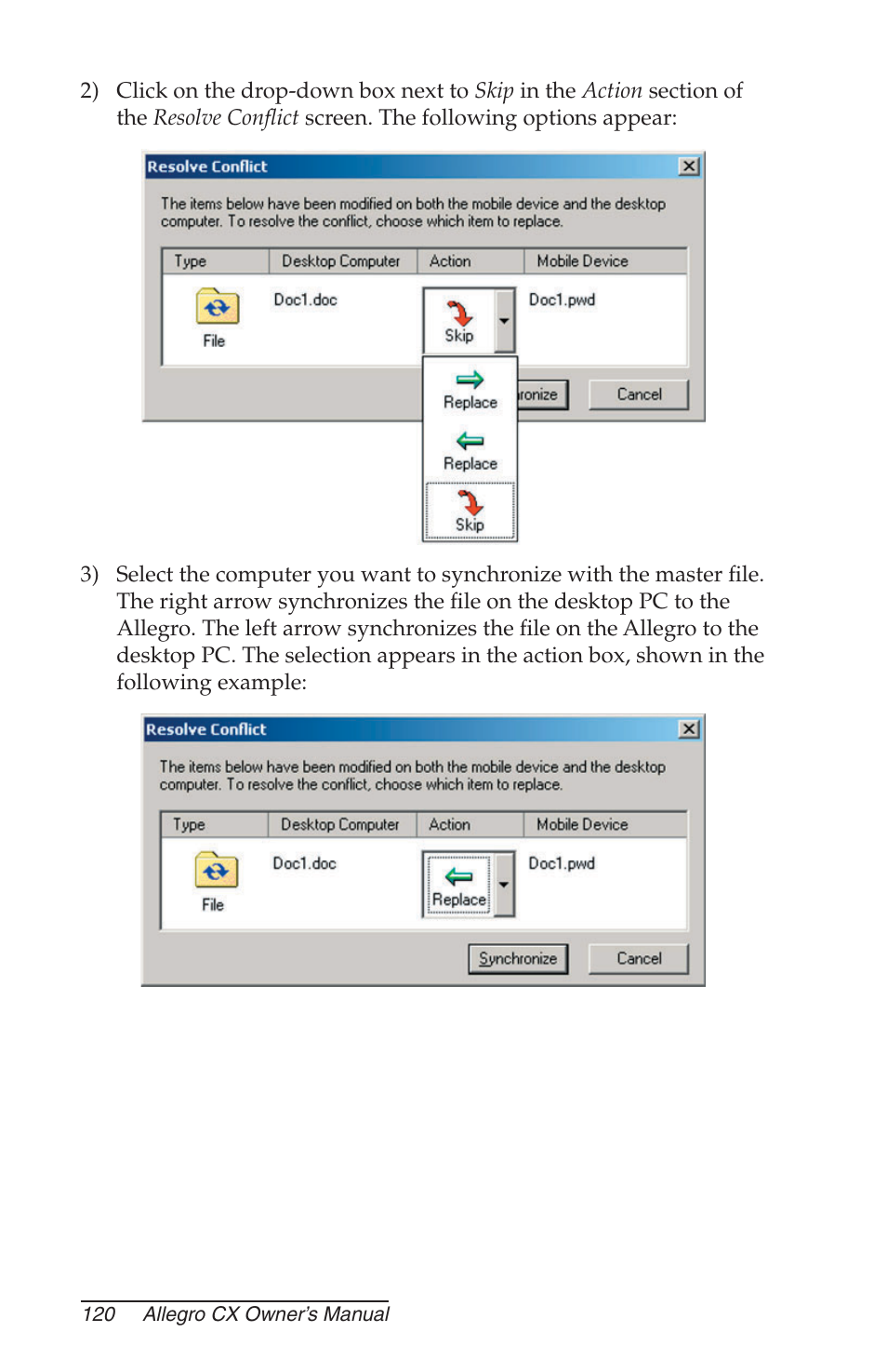 Juniper Systems Allegro CX Manual User Manual | Page 120 / 304