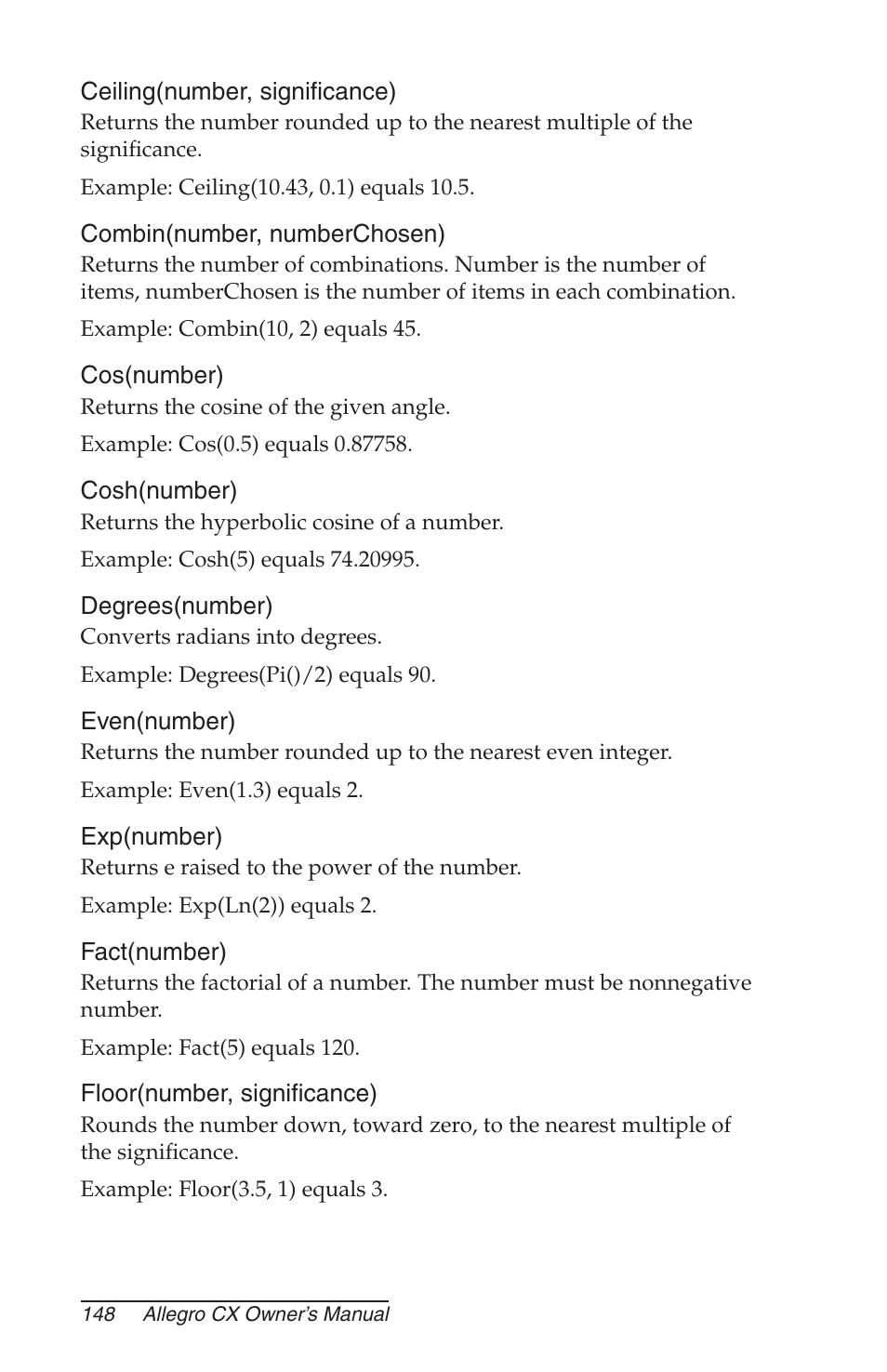 Juniper Systems Allegro CX Manual User Manual | Page 148 / 304