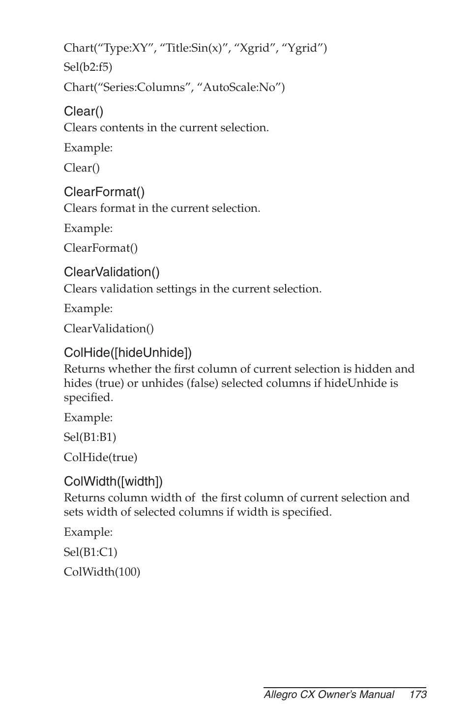 Juniper Systems Allegro CX Manual User Manual | Page 173 / 304