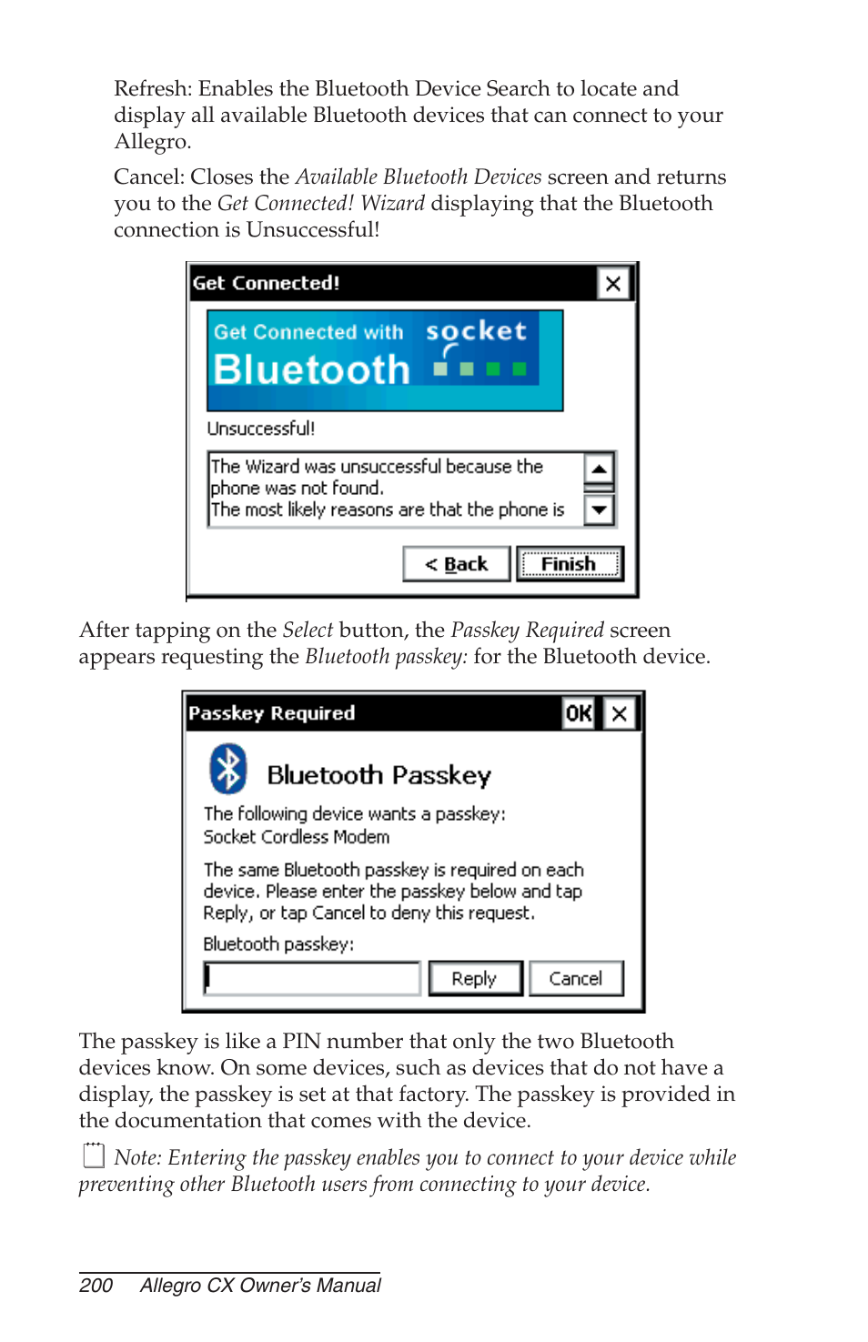 Juniper Systems Allegro CX Manual User Manual | Page 200 / 304