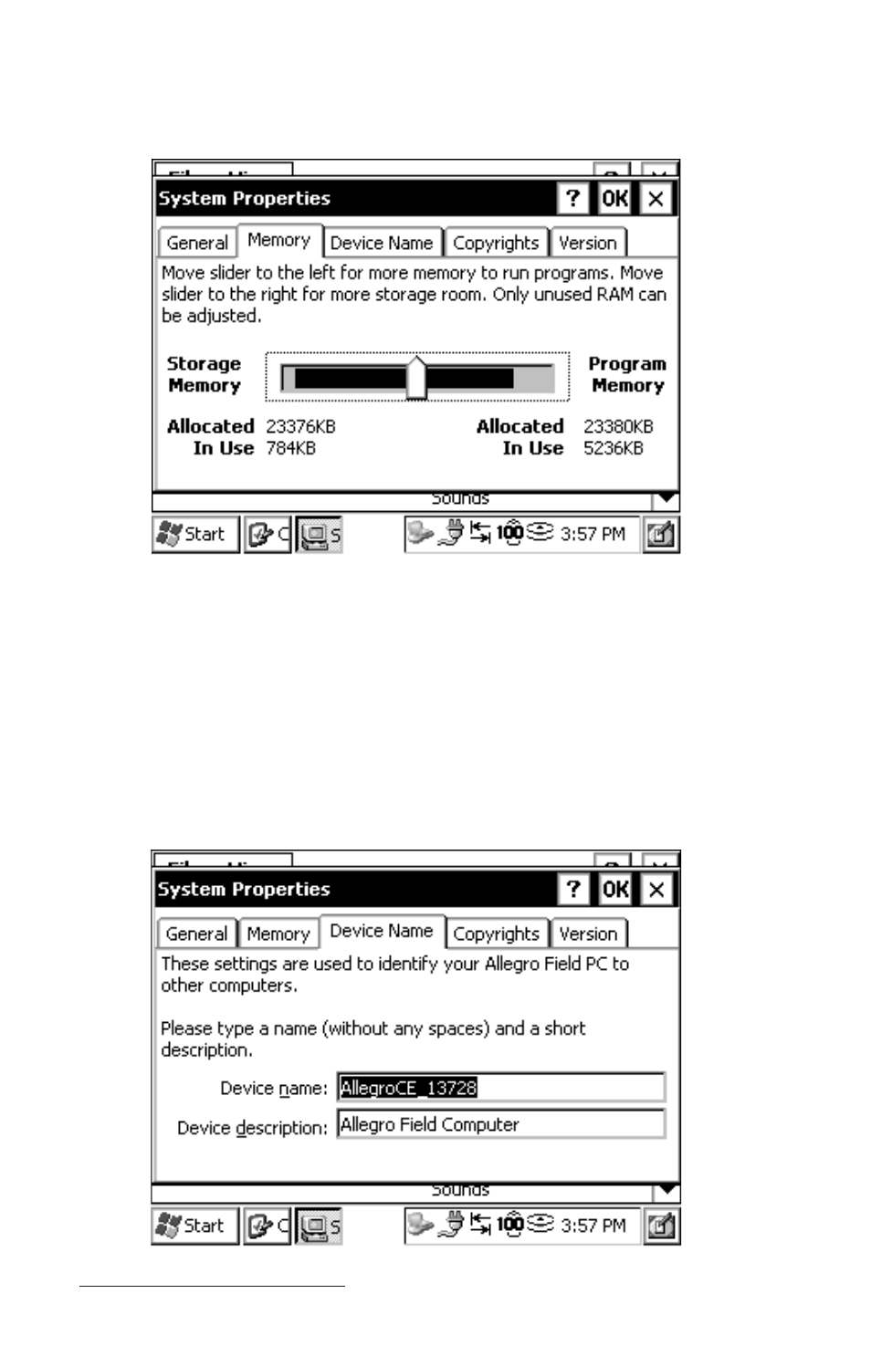 Juniper Systems Allegro CE Manual User Manual | Page 102 / 292