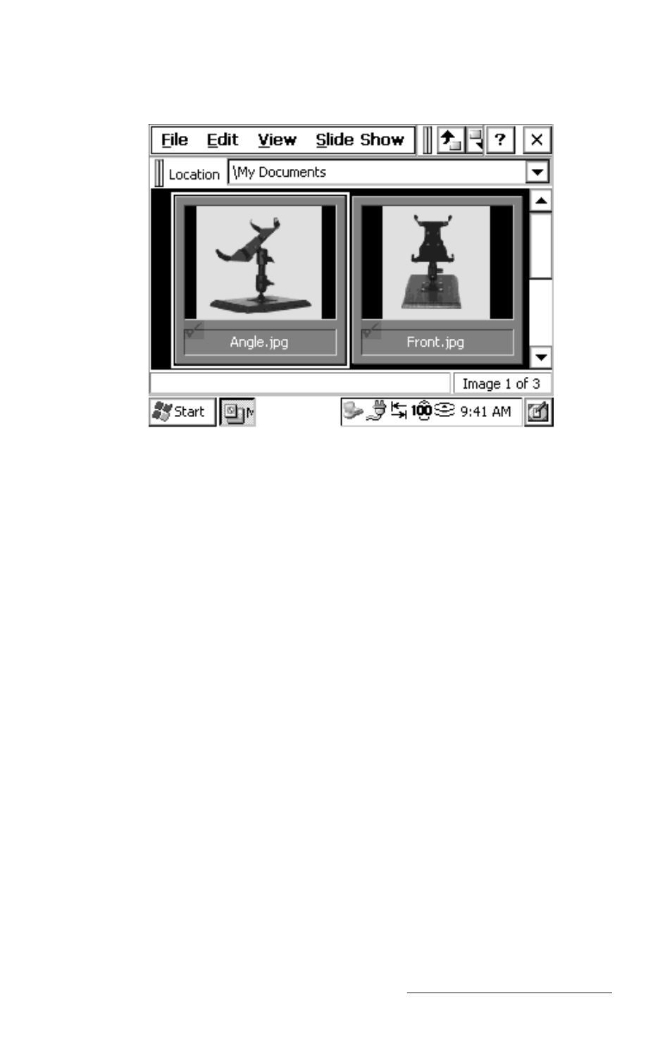 Open show settings, Save show settings | Juniper Systems Allegro CE Manual User Manual | Page 109 / 292