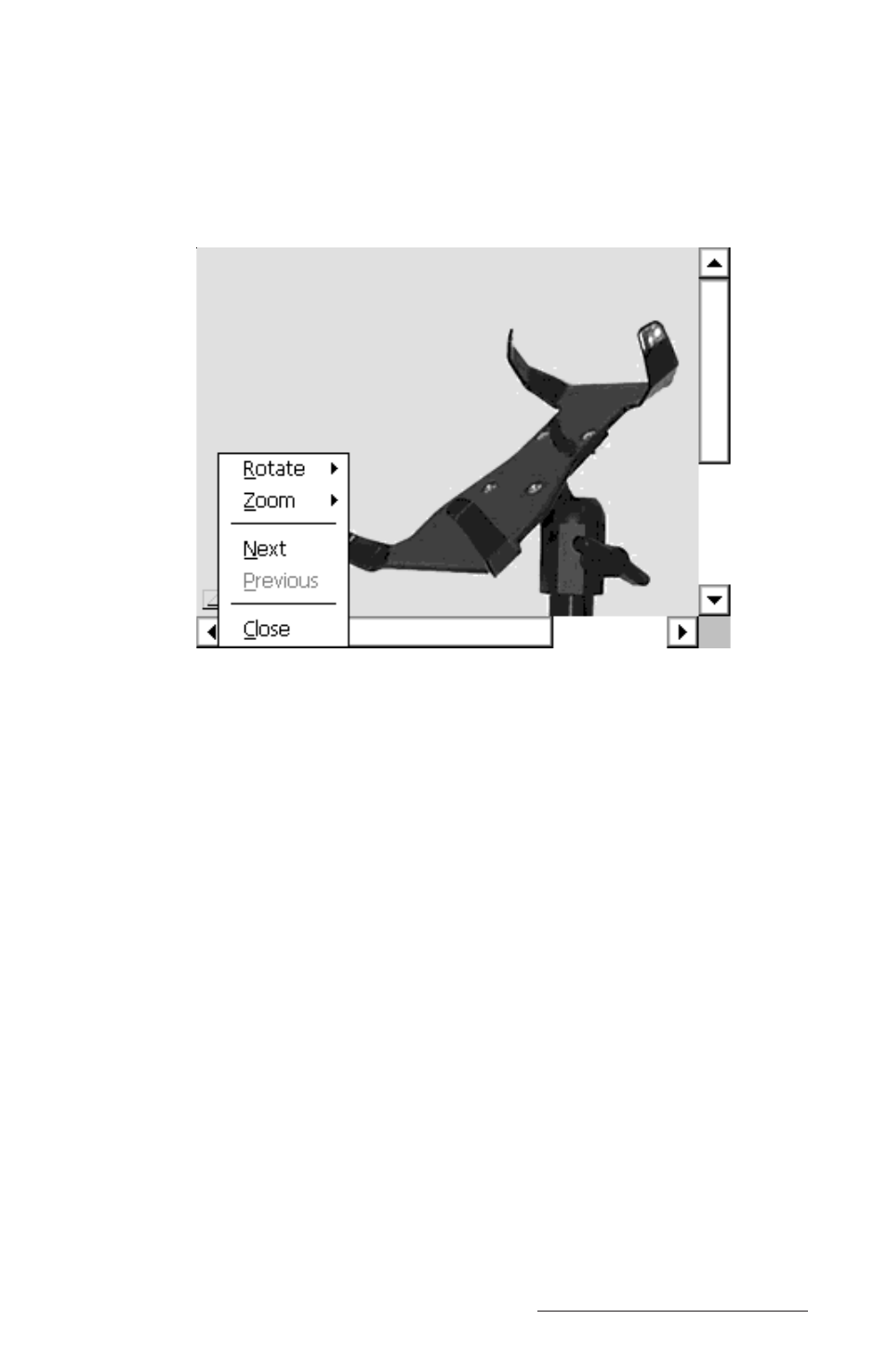 Rotate, Flip horizontal flip vertical | Juniper Systems Allegro CE Manual User Manual | Page 113 / 292