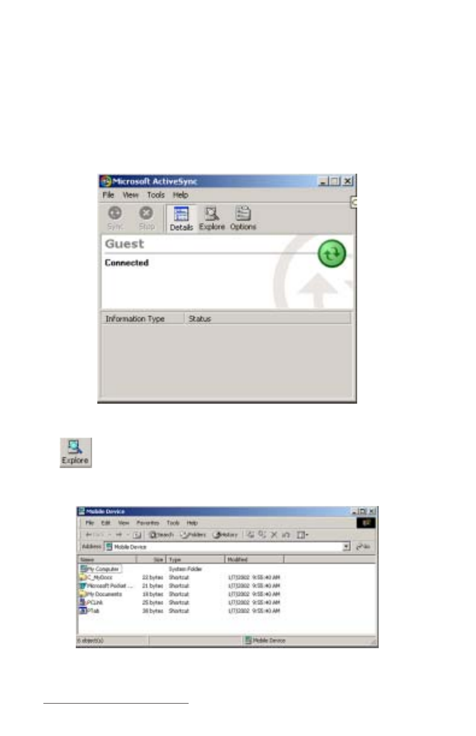 Connecting as a guest | Juniper Systems Allegro CE Manual User Manual | Page 150 / 292