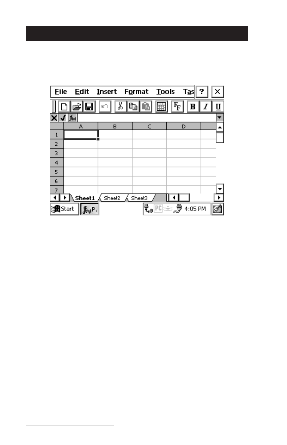 Ptab spreadsheet program, Excel considerations, Ptab spreadsheet program -114 | Juniper Systems Allegro CE Manual User Manual | Page 174 / 292