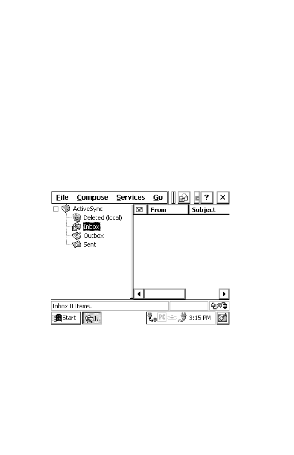 Using inbox | Juniper Systems Allegro CE Manual User Manual | Page 202 / 292