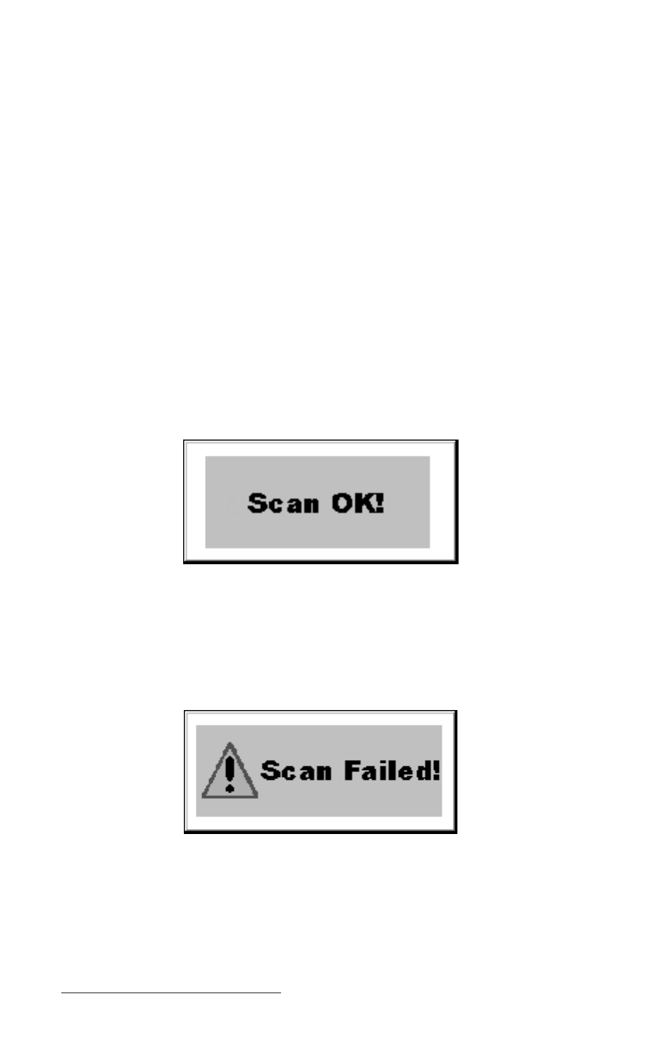 Beep on good read, Beep on no read, Good read message | No read message | Juniper Systems Allegro CE Manual User Manual | Page 254 / 292