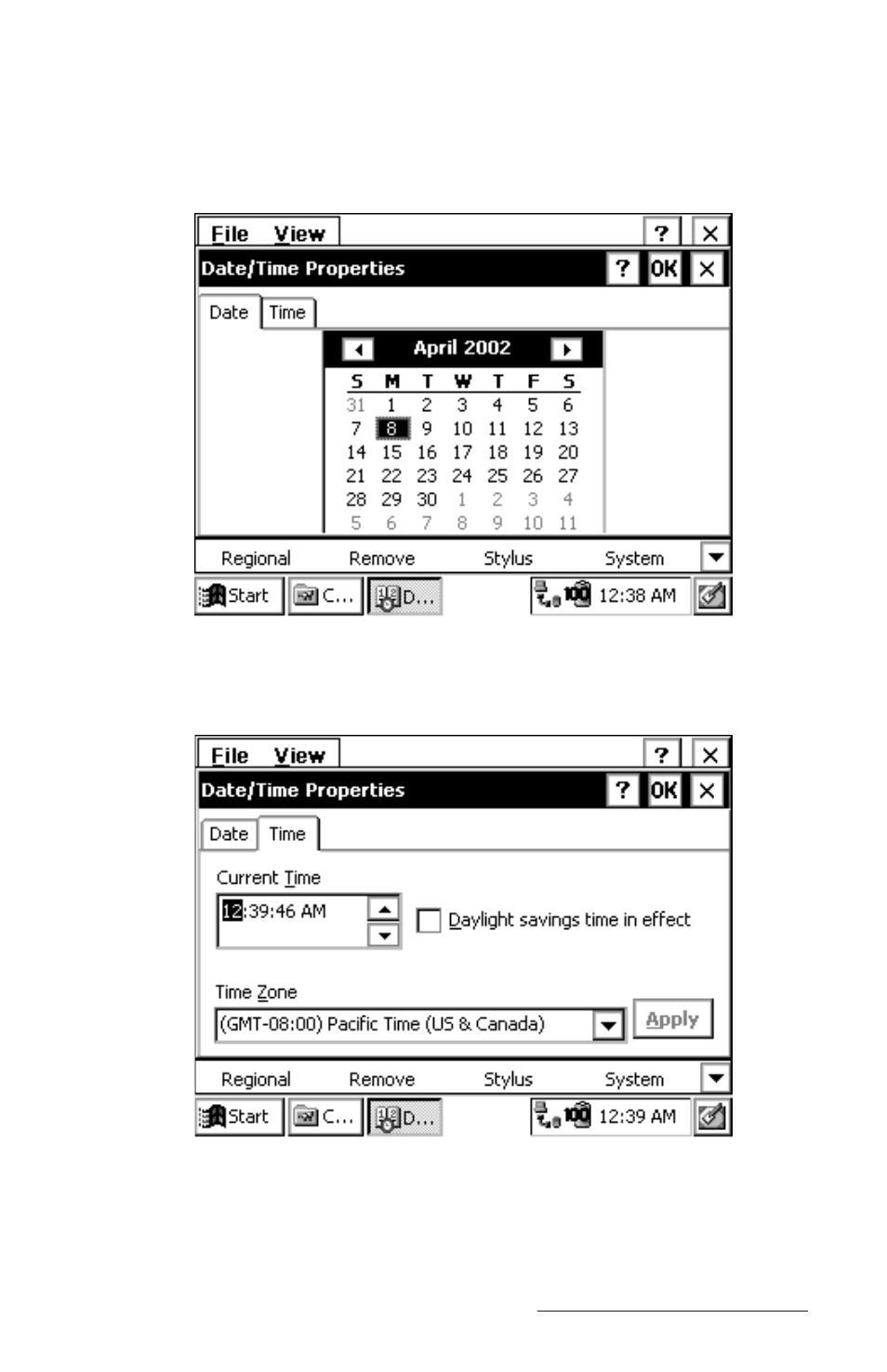 Date/time | Juniper Systems Allegro CE Manual User Manual | Page 73 / 292
