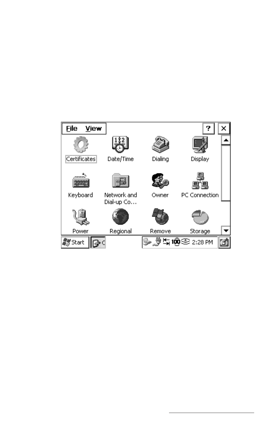 Windows ce .net control panel, Windows ce .net control panel -25 | Juniper Systems Allegro CE Manual User Manual | Page 85 / 292