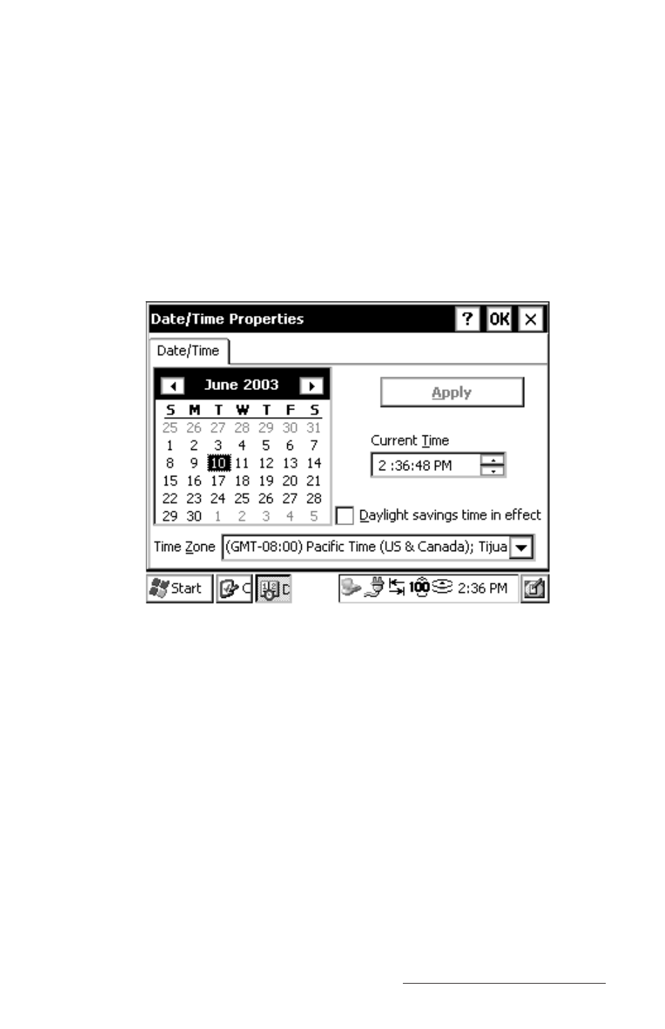 Date/time | Juniper Systems Allegro CE Manual User Manual | Page 87 / 292