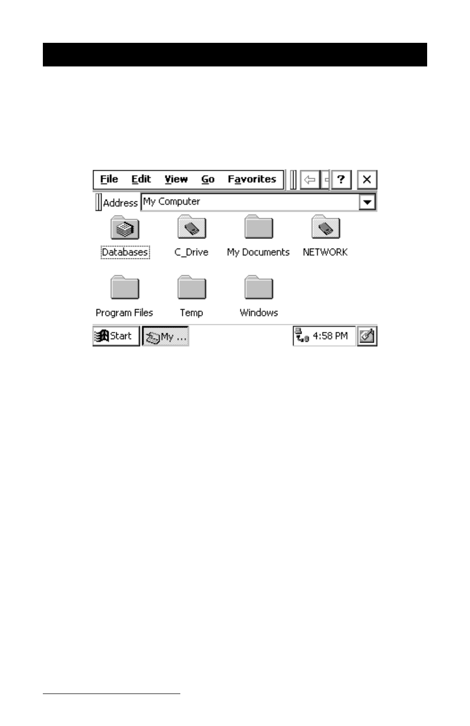 Windows explorer, Moving and copying files | Juniper Systems Allegro DOS Manual User Manual | Page 118 / 274