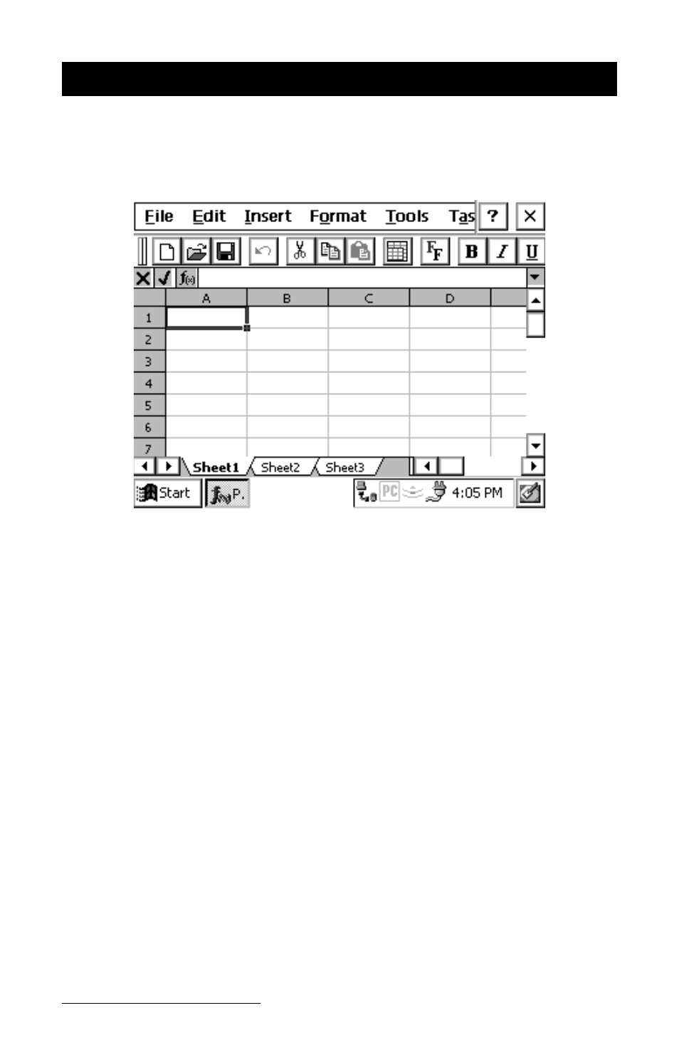 Ptab spreadsheet program, Excel considerations | Juniper Systems Allegro DOS Manual User Manual | Page 126 / 274