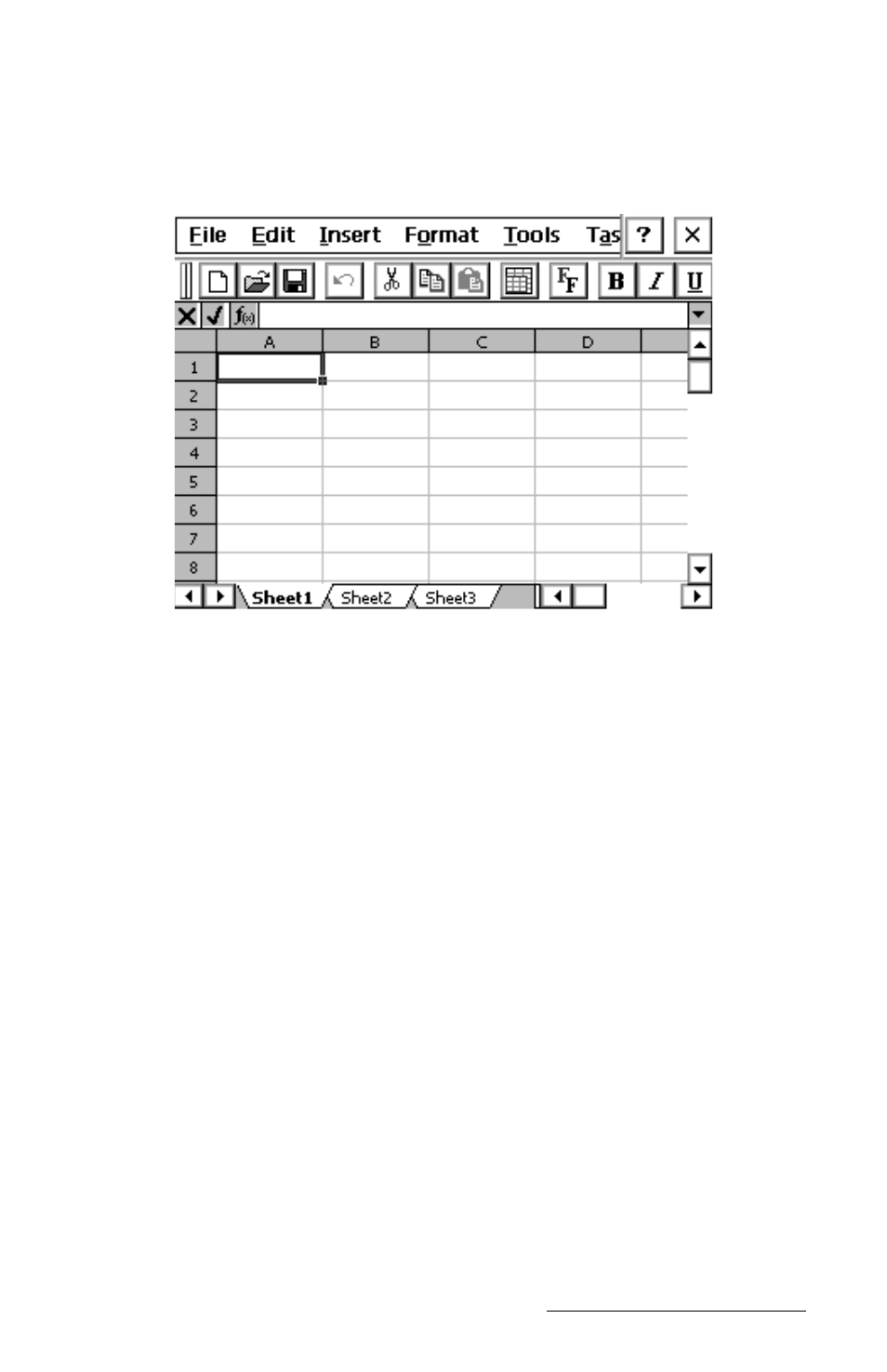 Entering data/editing cells | Juniper Systems Allegro DOS Manual User Manual | Page 129 / 274