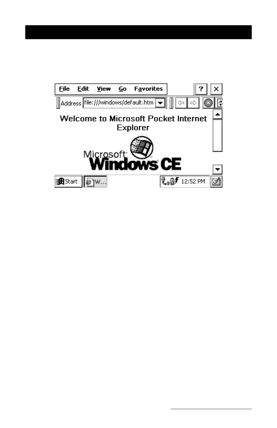 Internet explorer and inbox, Setting up an internet connection | Juniper Systems Allegro DOS Manual User Manual | Page 153 / 274