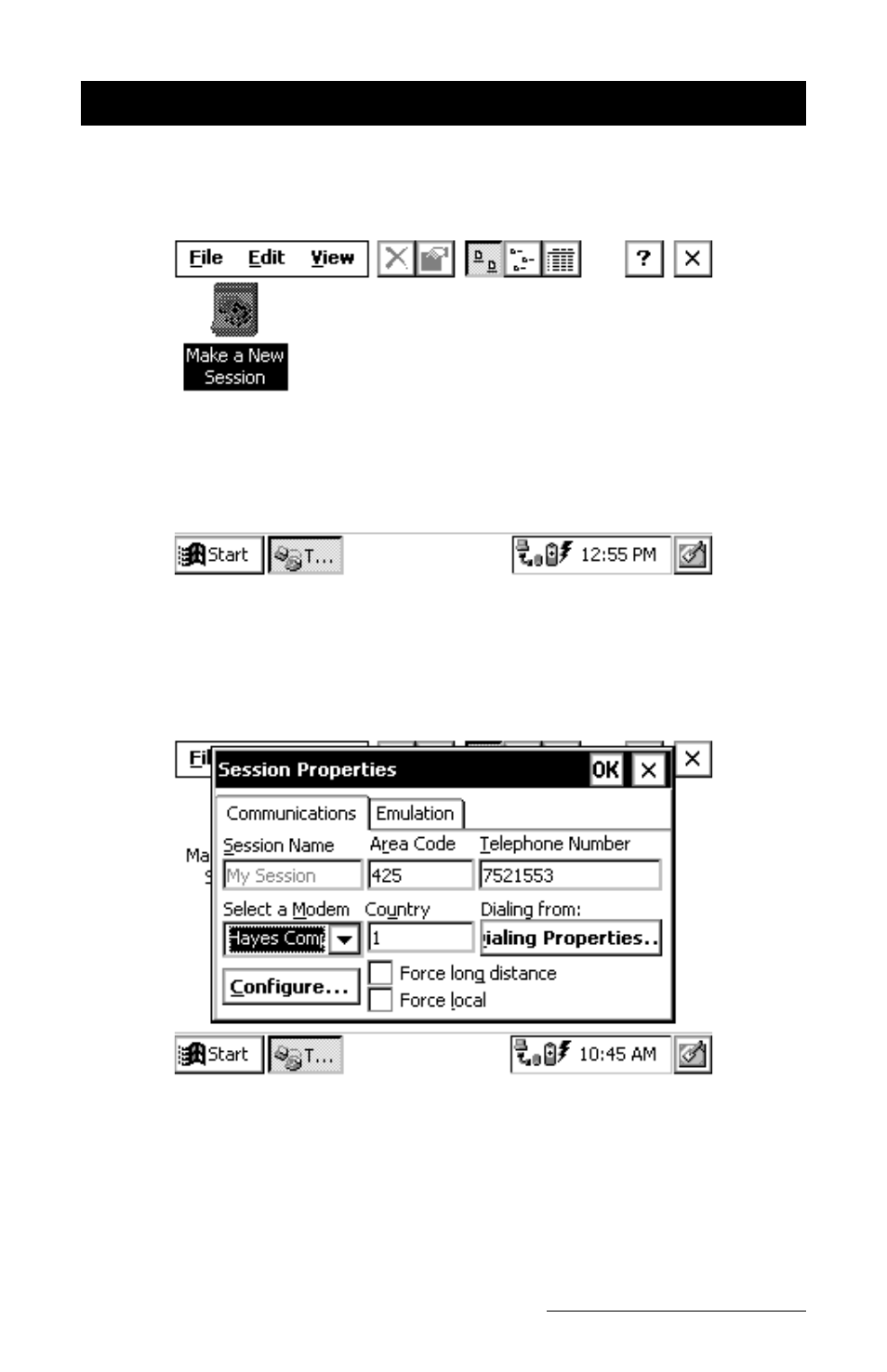 Terminal program | Juniper Systems Allegro DOS Manual User Manual | Page 157 / 274