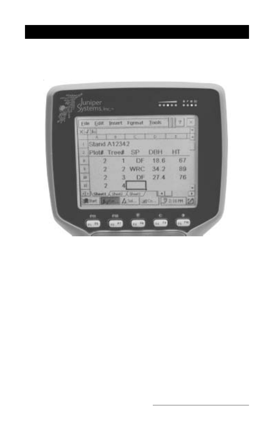 Display | Juniper Systems Allegro DOS Manual User Manual | Page 31 / 274