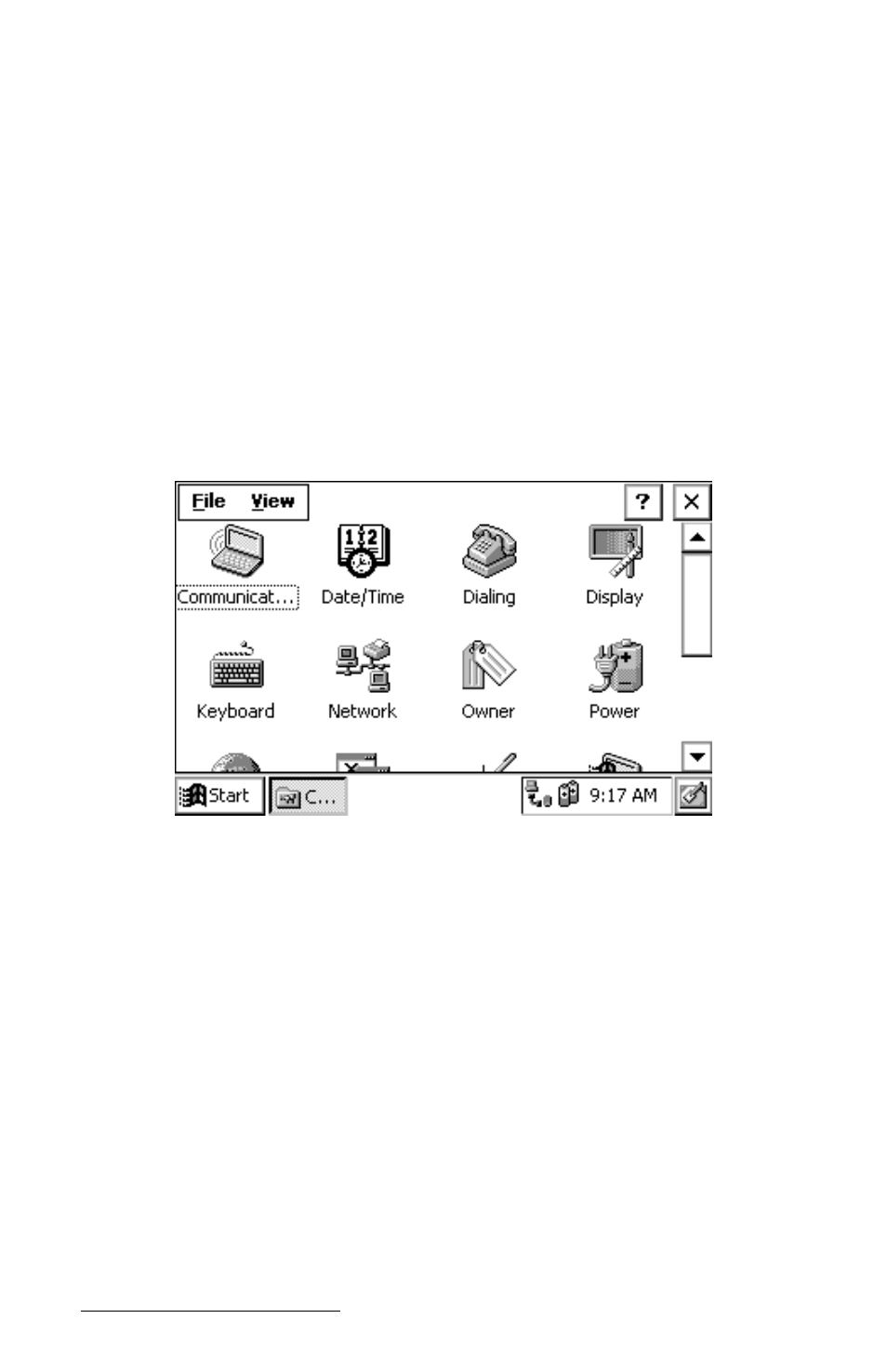 Online help, Control panel | Juniper Systems Allegro DOS Manual User Manual | Page 76 / 274