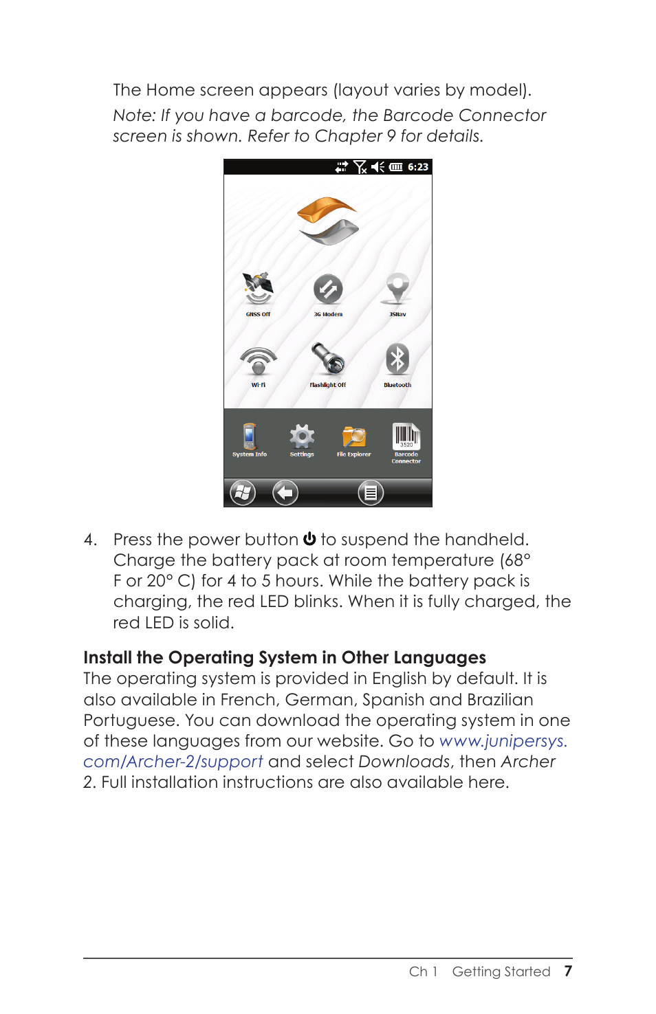 Juniper Systems Archer 2 User Guide User Manual | Page 11 / 133