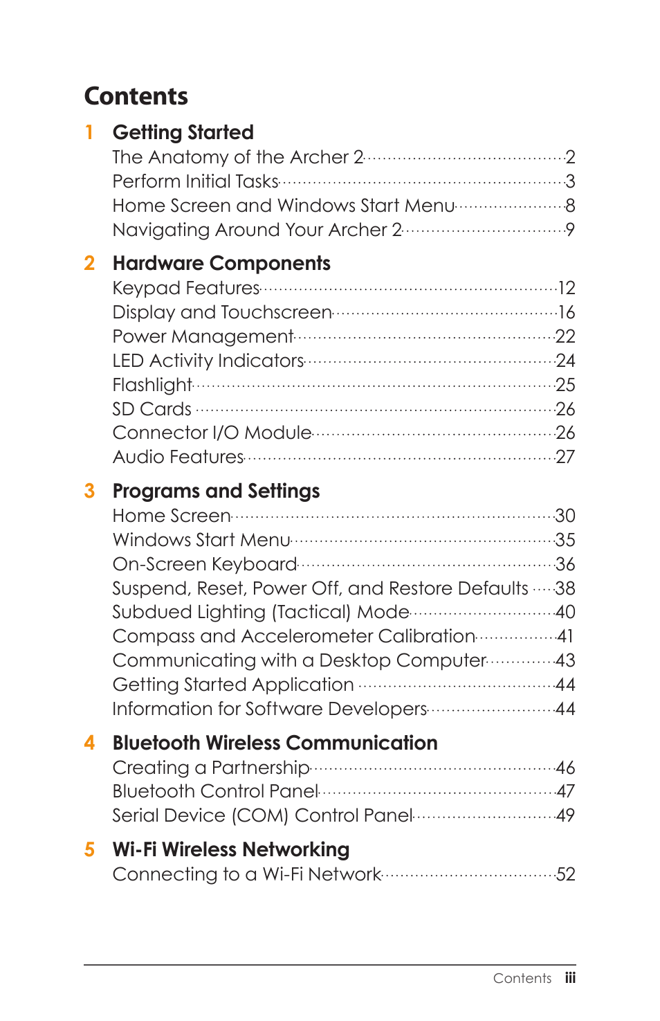 Juniper Systems Archer 2 User Guide User Manual | Page 3 / 133