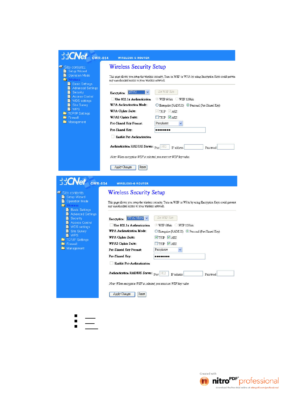CNET CWR-854 User Manual | Page 31 / 70