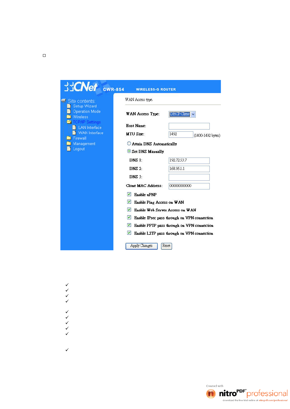 CNET CWR-854 User Manual | Page 41 / 70