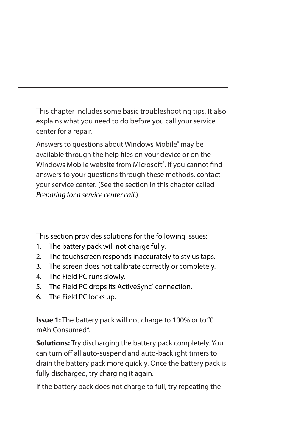 Troubleshooting and service tips, Troubleshooting tips, Chapter 11 | Juniper Systems Archer Reference Guide User Manual | Page 103 / 153