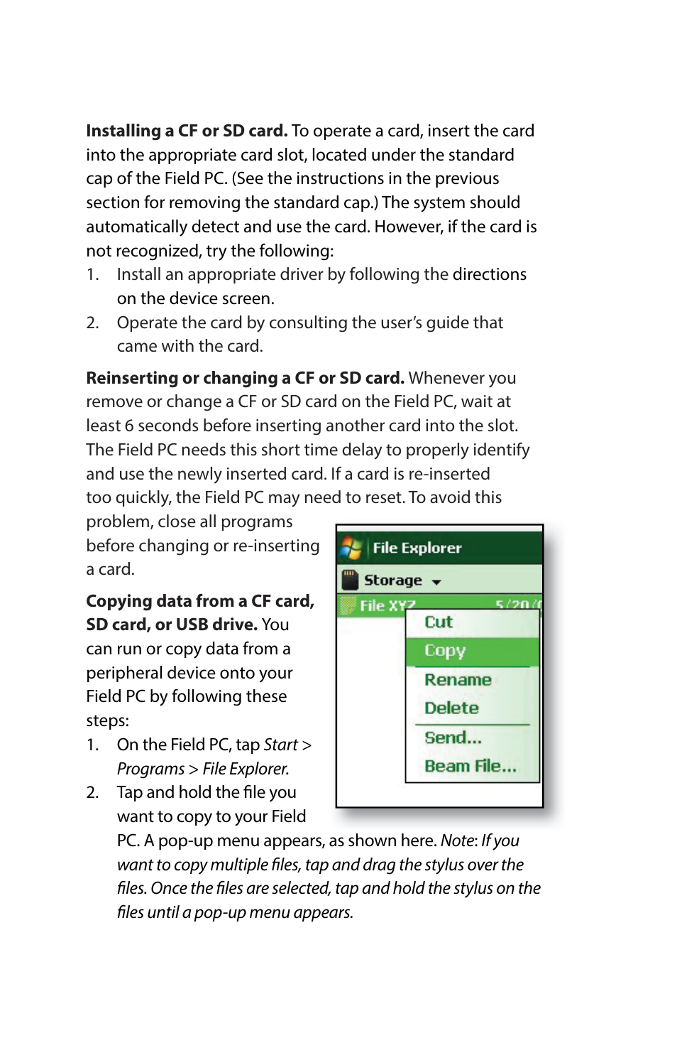Juniper Systems Archer Reference Guide User Manual | Page 33 / 153
