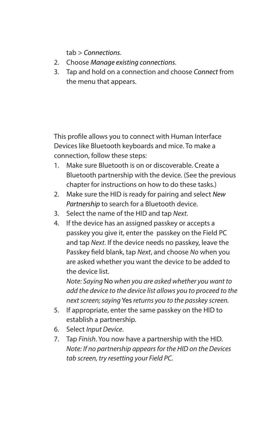 Human interface device (hid) profi le | Juniper Systems Archer Reference Guide User Manual | Page 88 / 153