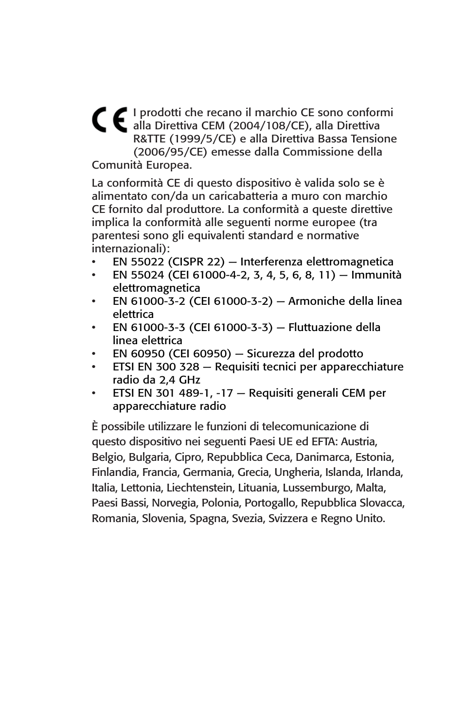 Marchio ce | Juniper Systems Archer User Manual User Manual | Page 187 / 384