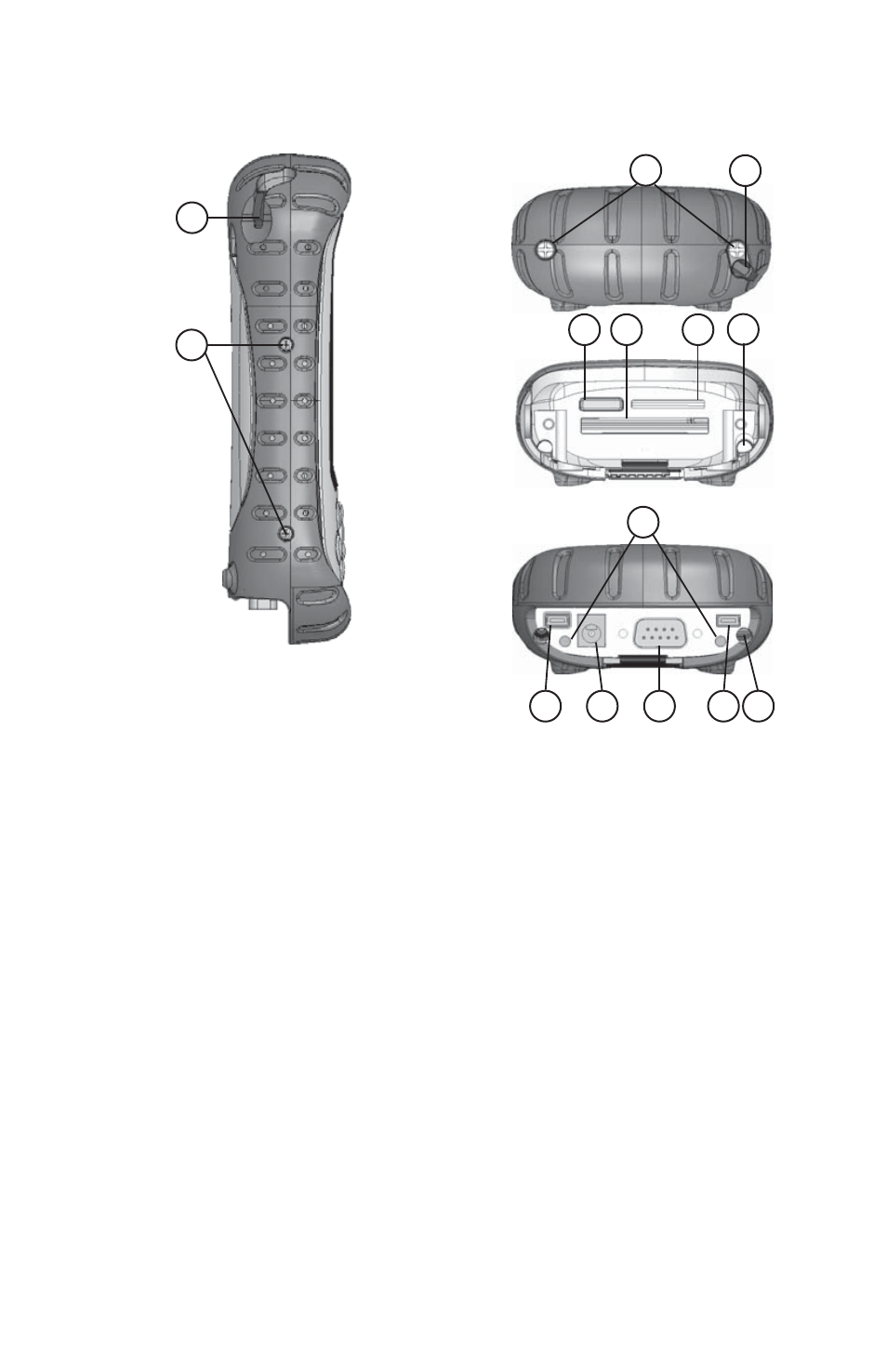 Ekstrautstyr), Compact flash-kortspor, Secure digital i/u-kortspor | Spor for styluspenn | Juniper Systems Archer User Manual User Manual | Page 231 / 384