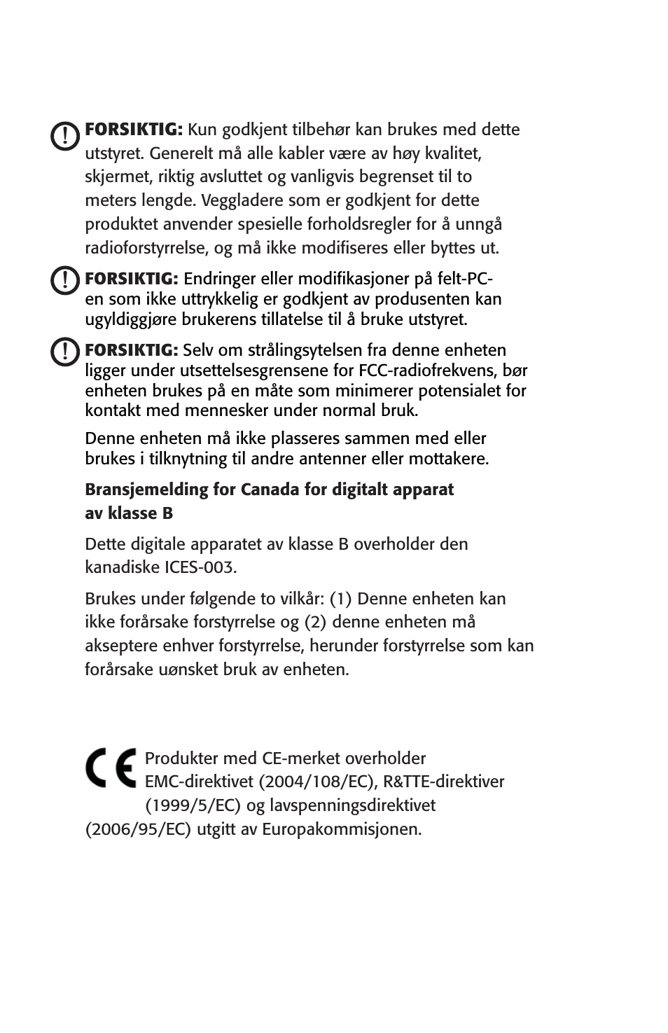 Ce-merking | Juniper Systems Archer User Manual User Manual | Page 250 / 384