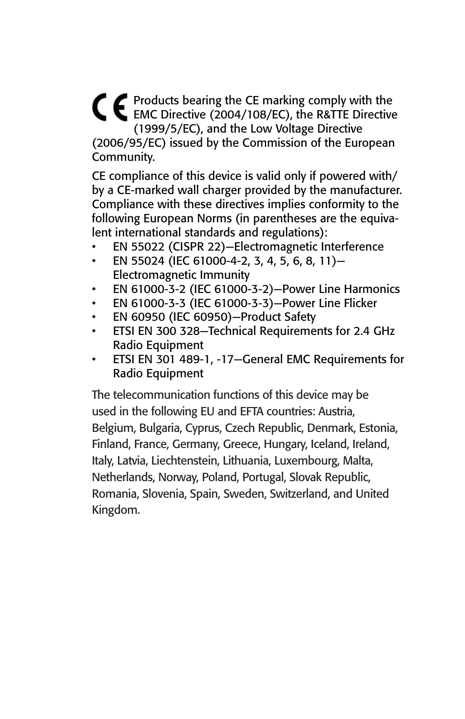 Ce marking | Juniper Systems Archer User Manual User Manual | Page 27 / 384