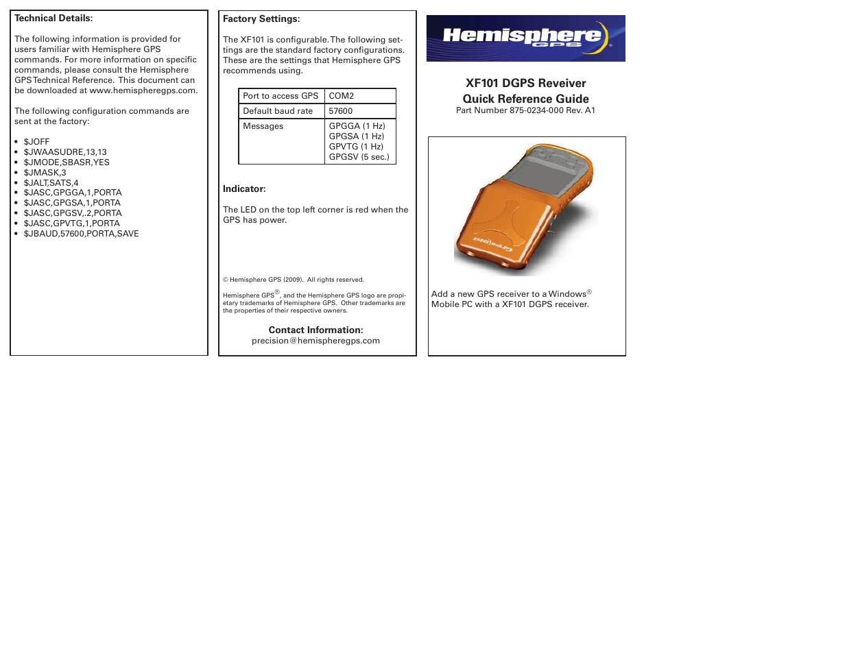 Juniper Systems XF101 User Manual | 2 pages