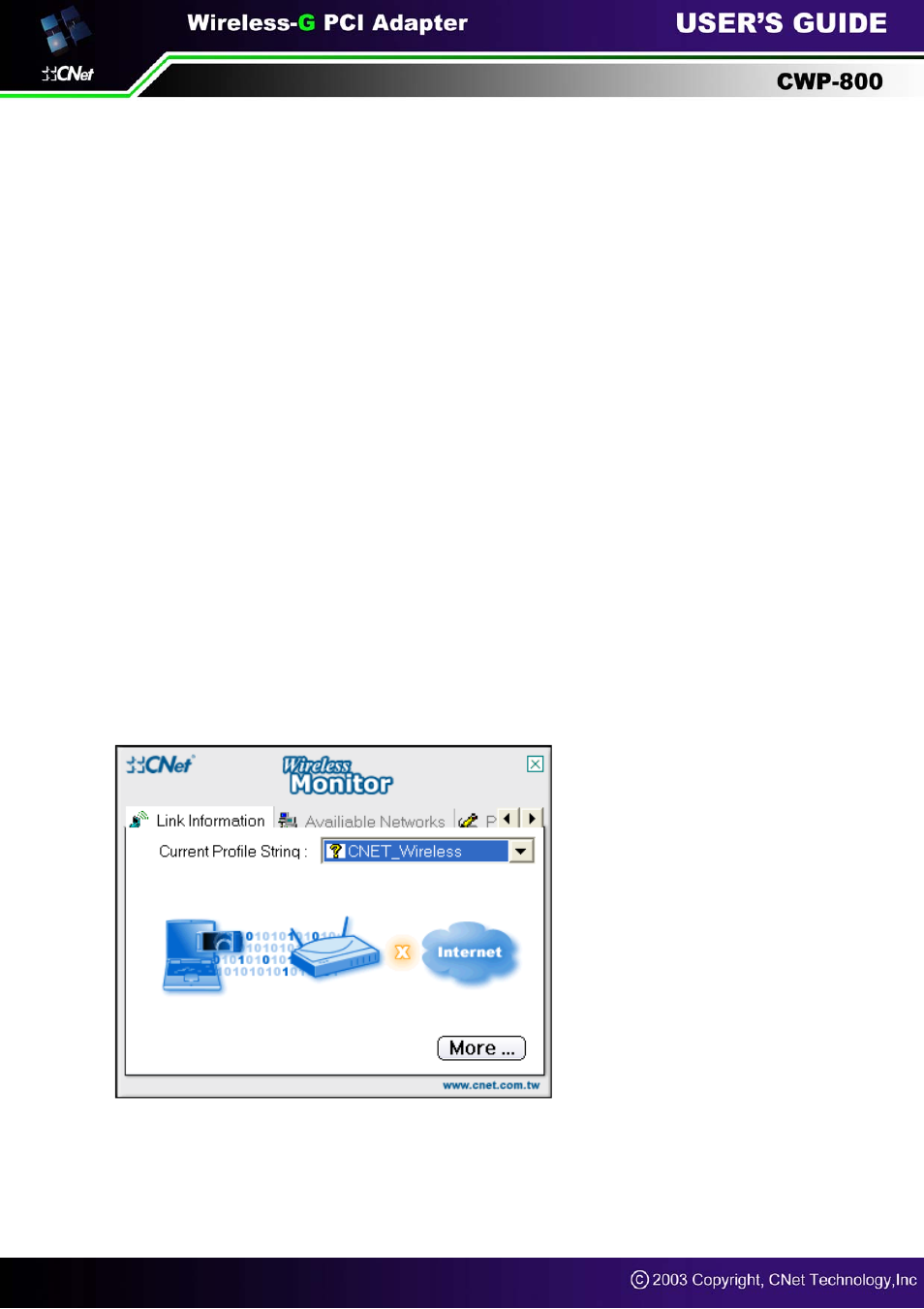 CNET CWP-800 User Manual | Page 13 / 23