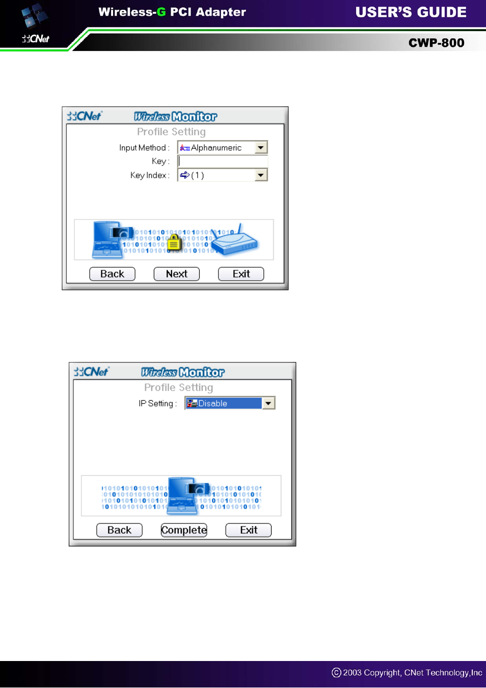 CNET CWP-800 User Manual | Page 20 / 23