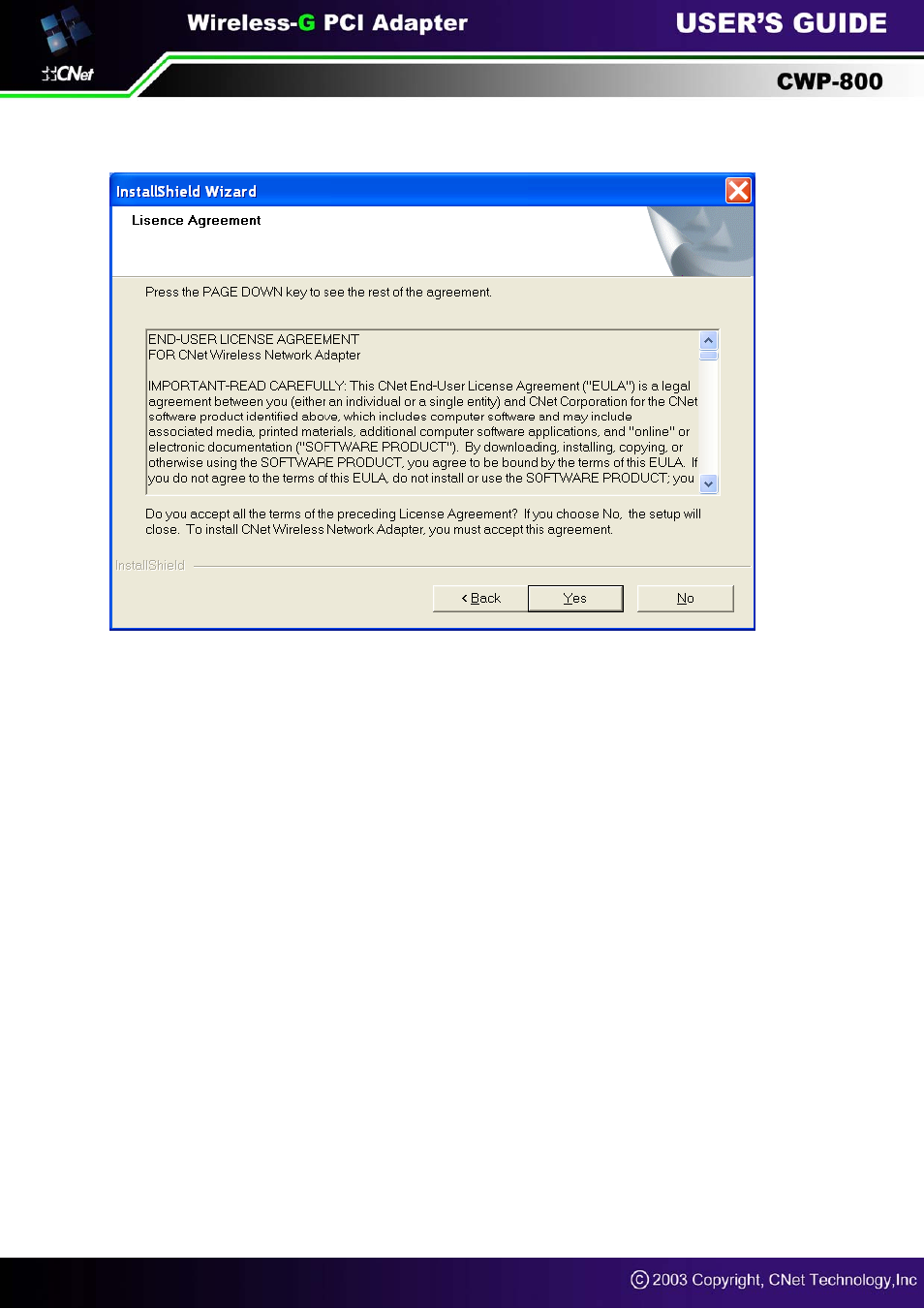CNET CWP-800 User Manual | Page 7 / 23