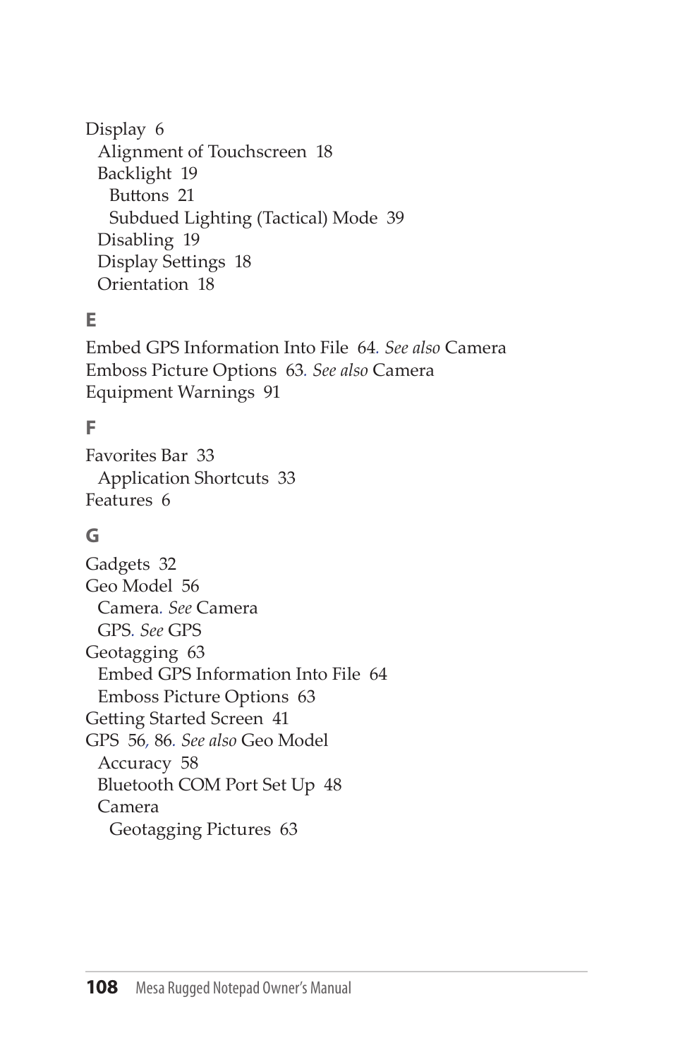 Juniper Systems Mesa User Guide User Manual | Page 108 / 112