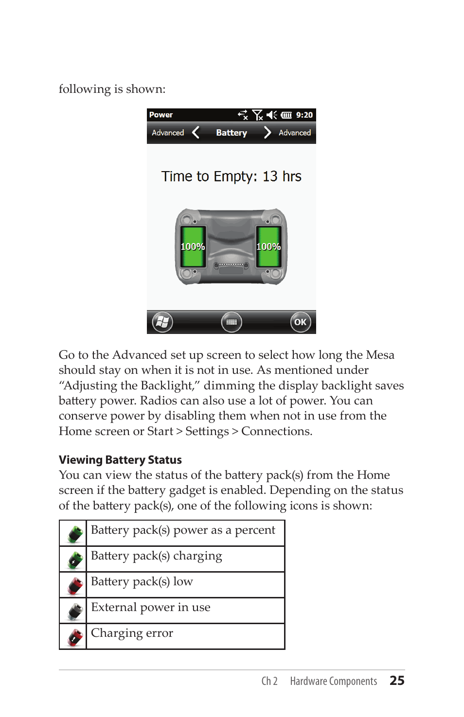 Juniper Systems Mesa User Guide User Manual | Page 25 / 112